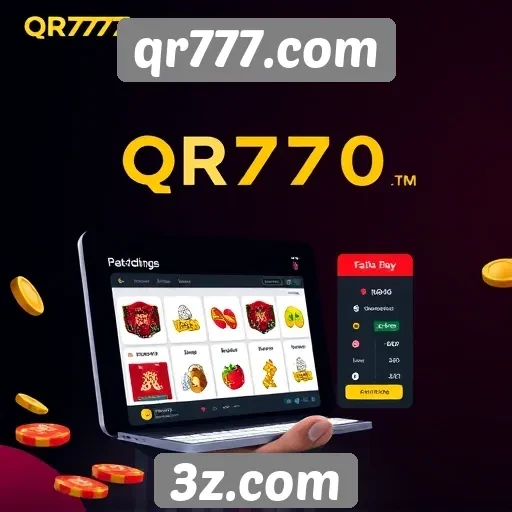 Interface do usuário e experiência de navegação em qr777